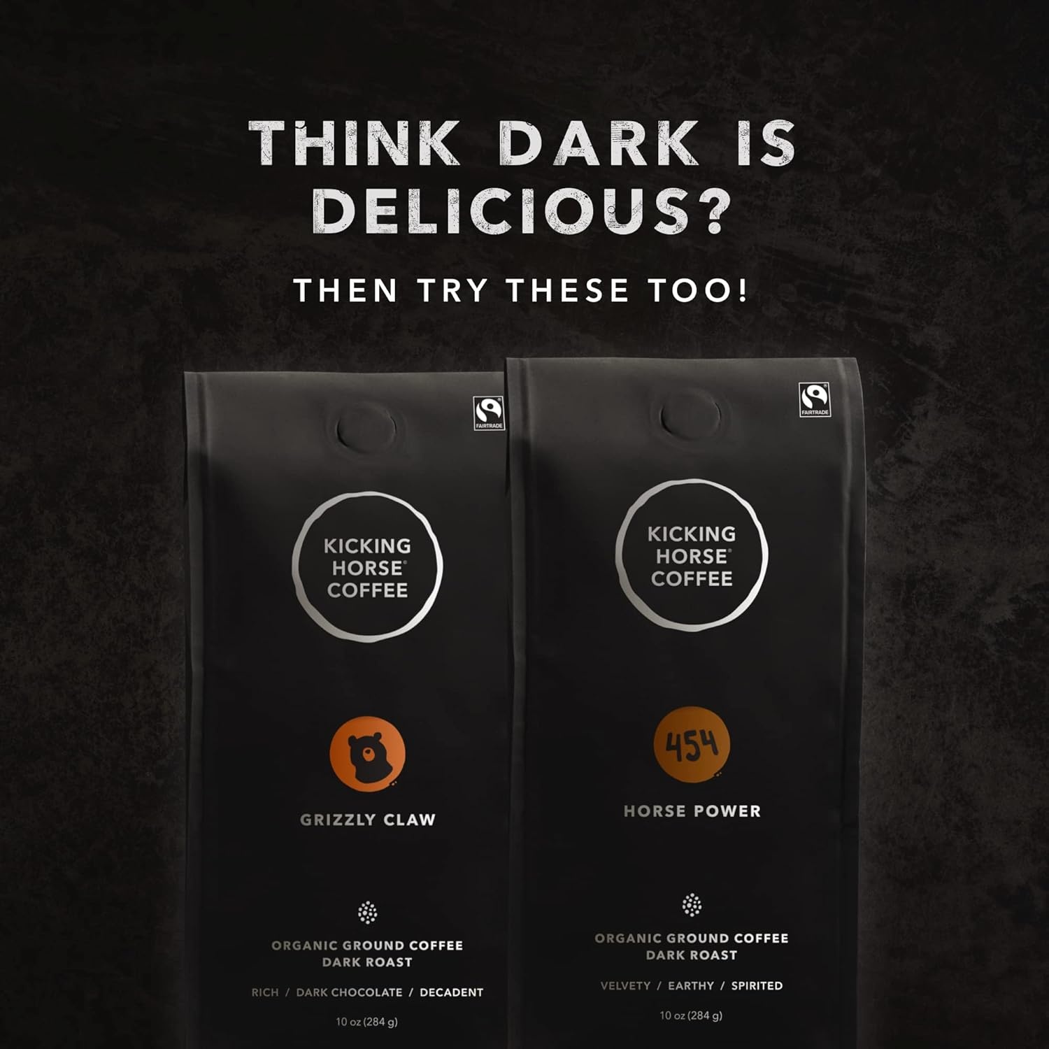 Kicking Horse Coffee, Smart Ass, Medium Roast, Ground,Certified Organic, Fairtrade, Kosher Coffee, 10 Ounce (Pack of 1)(Kick Ass – Dark Roast)