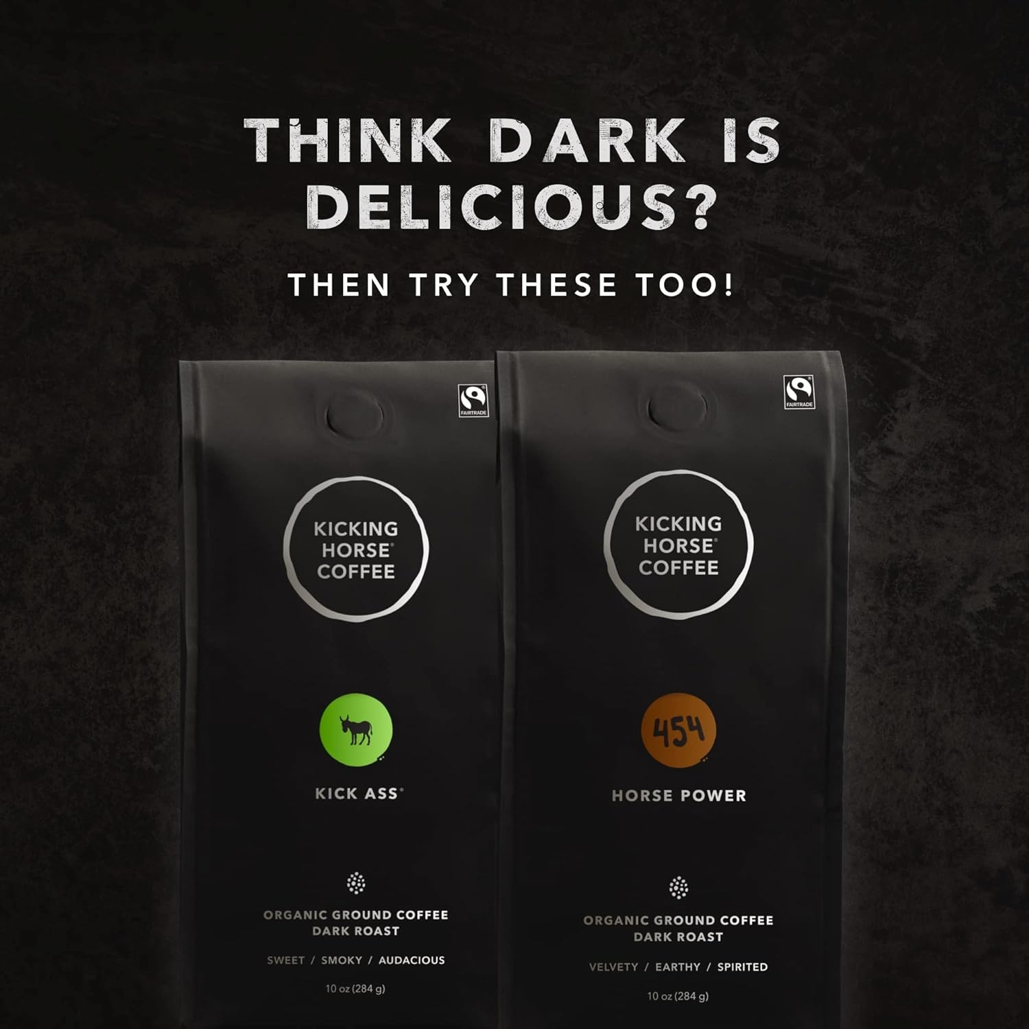 Kicking Horse Coffee, Grizzly Claw, Dark Roast, Ground, 10 oz – Certified Organic, Fairtrade, Kosher Coffee(10 Ounce (Pack of 1))