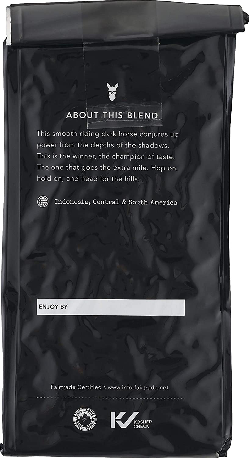 Kicking Horse Coffee, 454 Horse Power, Dark Roast, Whole Bean, 10 oz – Certified Organic, Fairtrade, Kosher Coffee 10 Ounce (Pack of 6)(10 Ounce (Pack of 6))