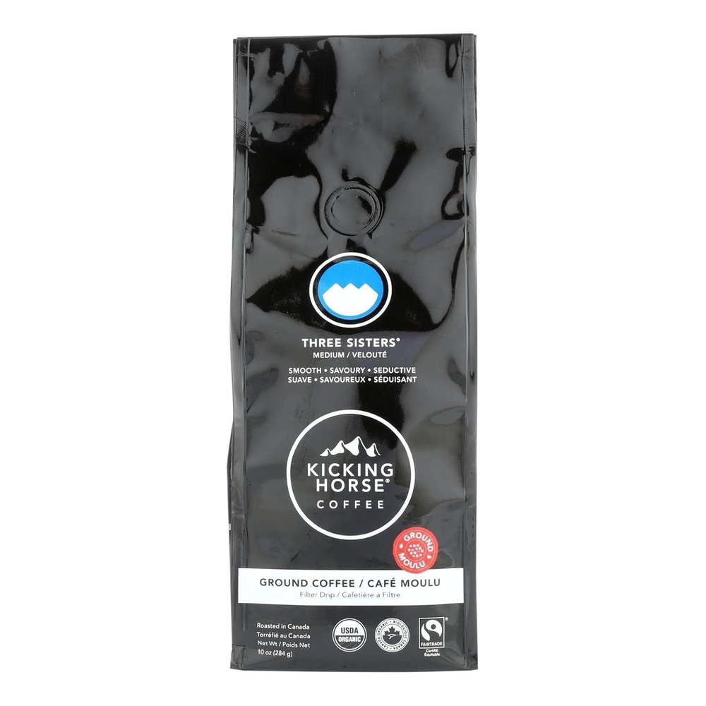 Kicking Horse Coffee 454 Horse Power Ground Coffee, 10 Ounce(10.02 Ounce (Pack of 1))